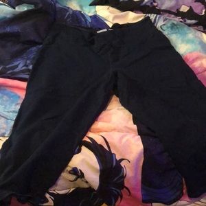 Denim leggings